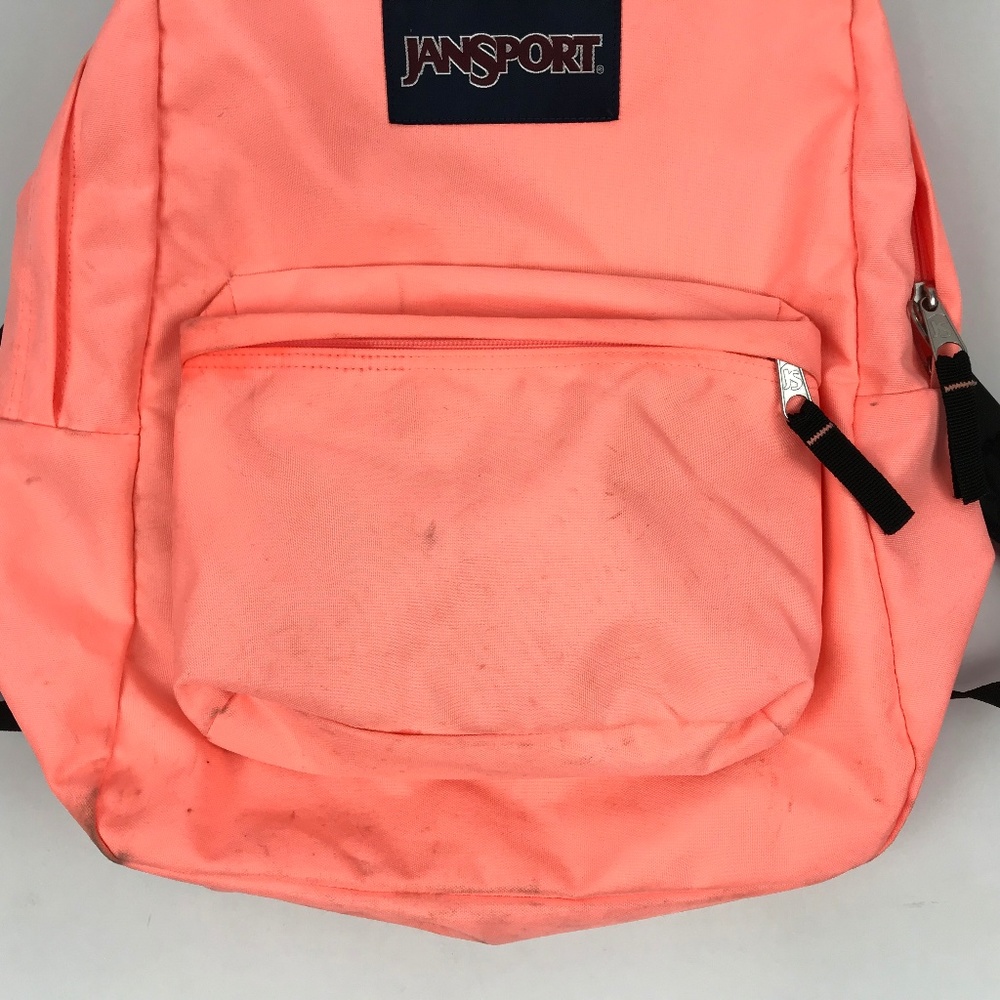 Price firm! Jansport Travel Backpack Peach Pink - Picture 3 of 8